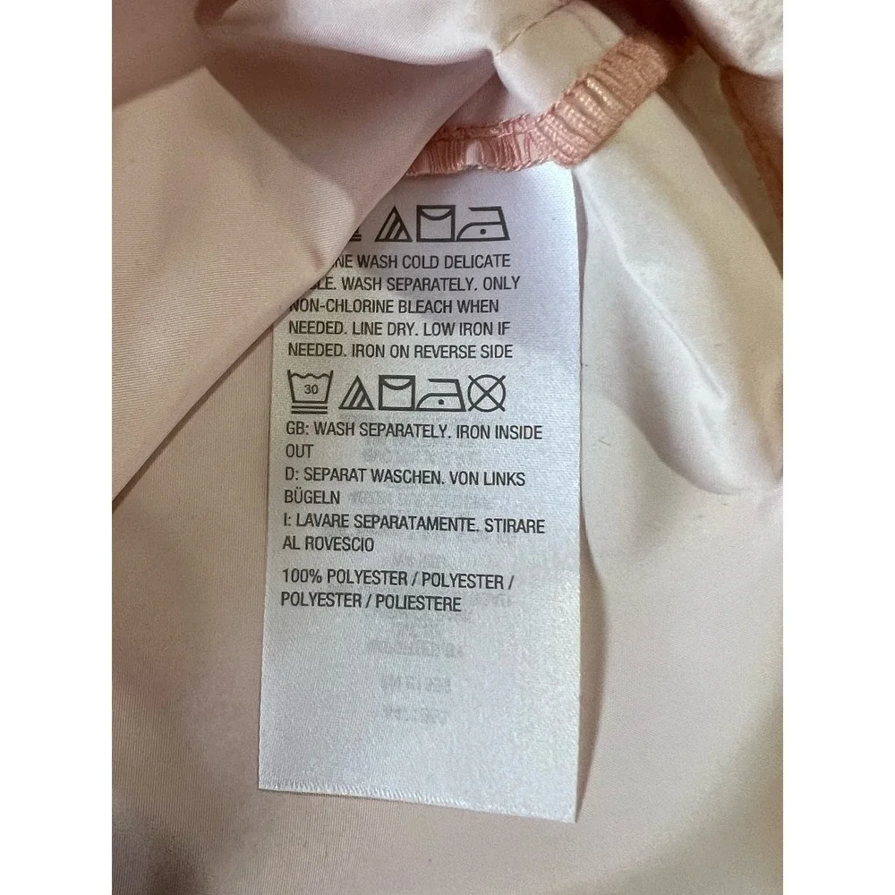 Centigrade Water Resistant Hooded Zip Front Rain Jacket ROSE TIE-DYE SIZE M NWOT - Picture 5 of 7